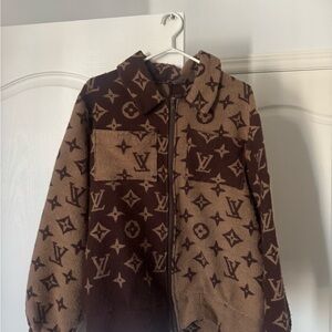 Louis Vuitton Brown Patterned Men's Sweater